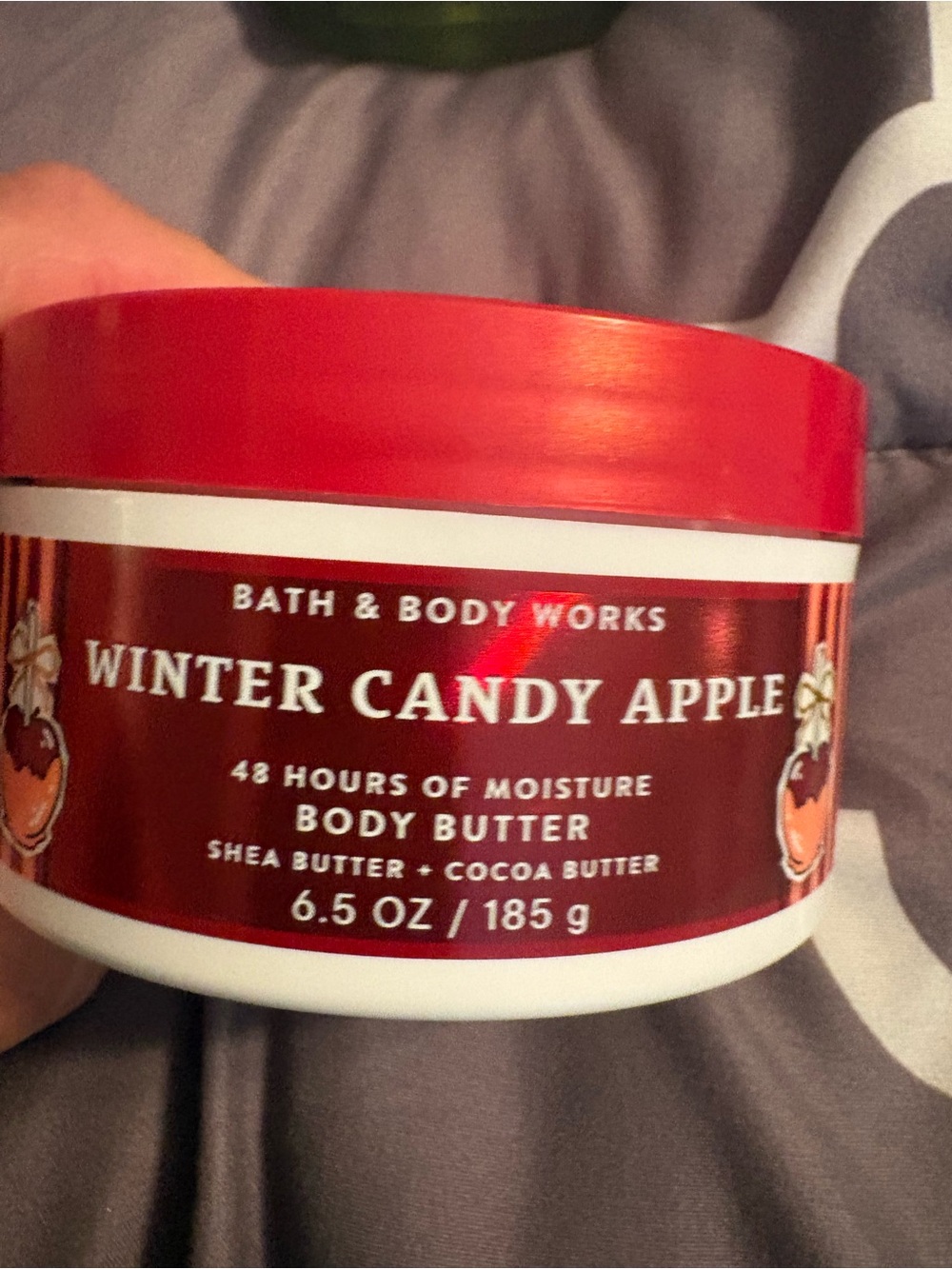 Bath & Body Works Winter Candy Apple Body Butter - Red